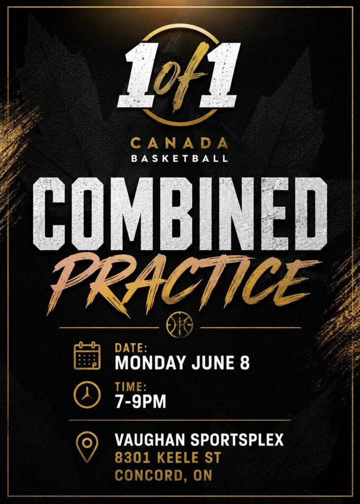 1 of 1 Canada Basketball Combined Practice - June 2026